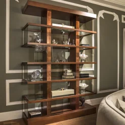 Libreria in foglia di rame