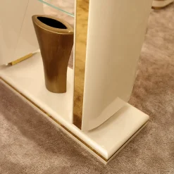 Libreria in Legno Champagne Perlato Unica