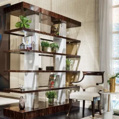 Libreria in legno di palma