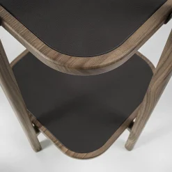 Libreria in legno marrone a tre livelli Salina