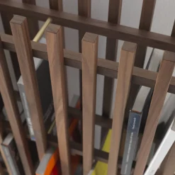 Libreria in noce Singolo