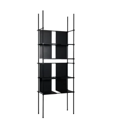 Libreria Ludo Modular Black di Filippo Montaina