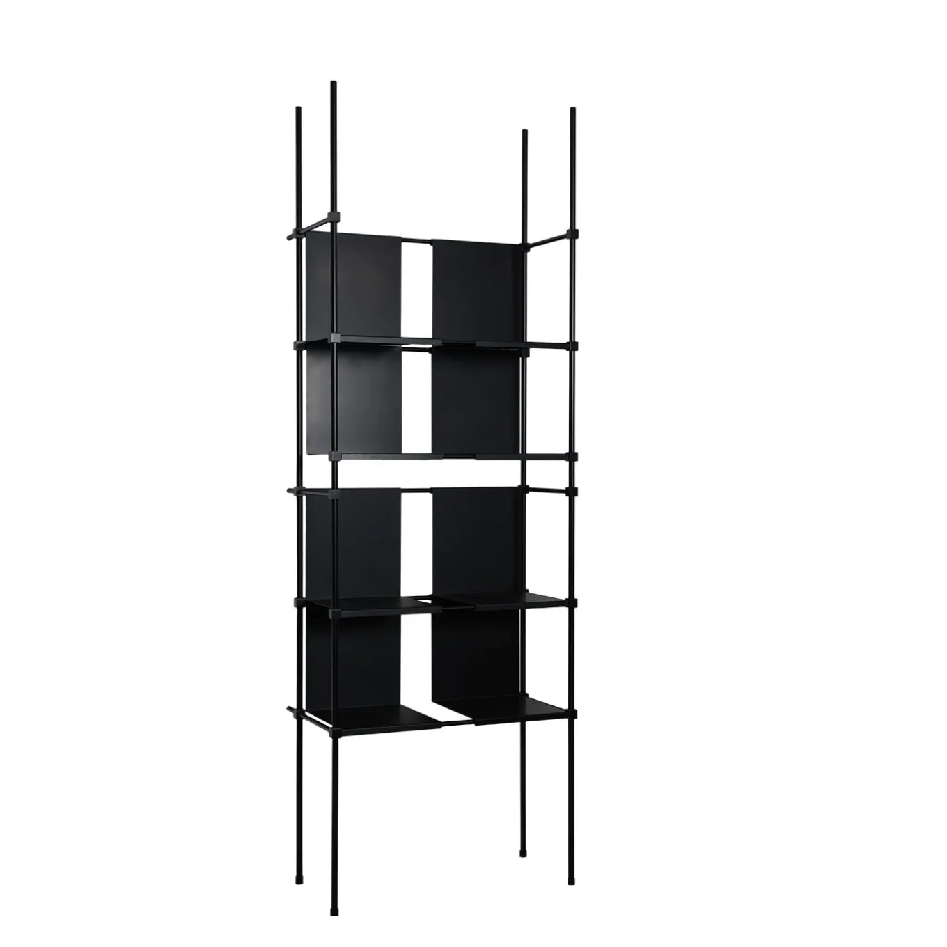 Libreria Ludo Modular Black di Filippo Montaina