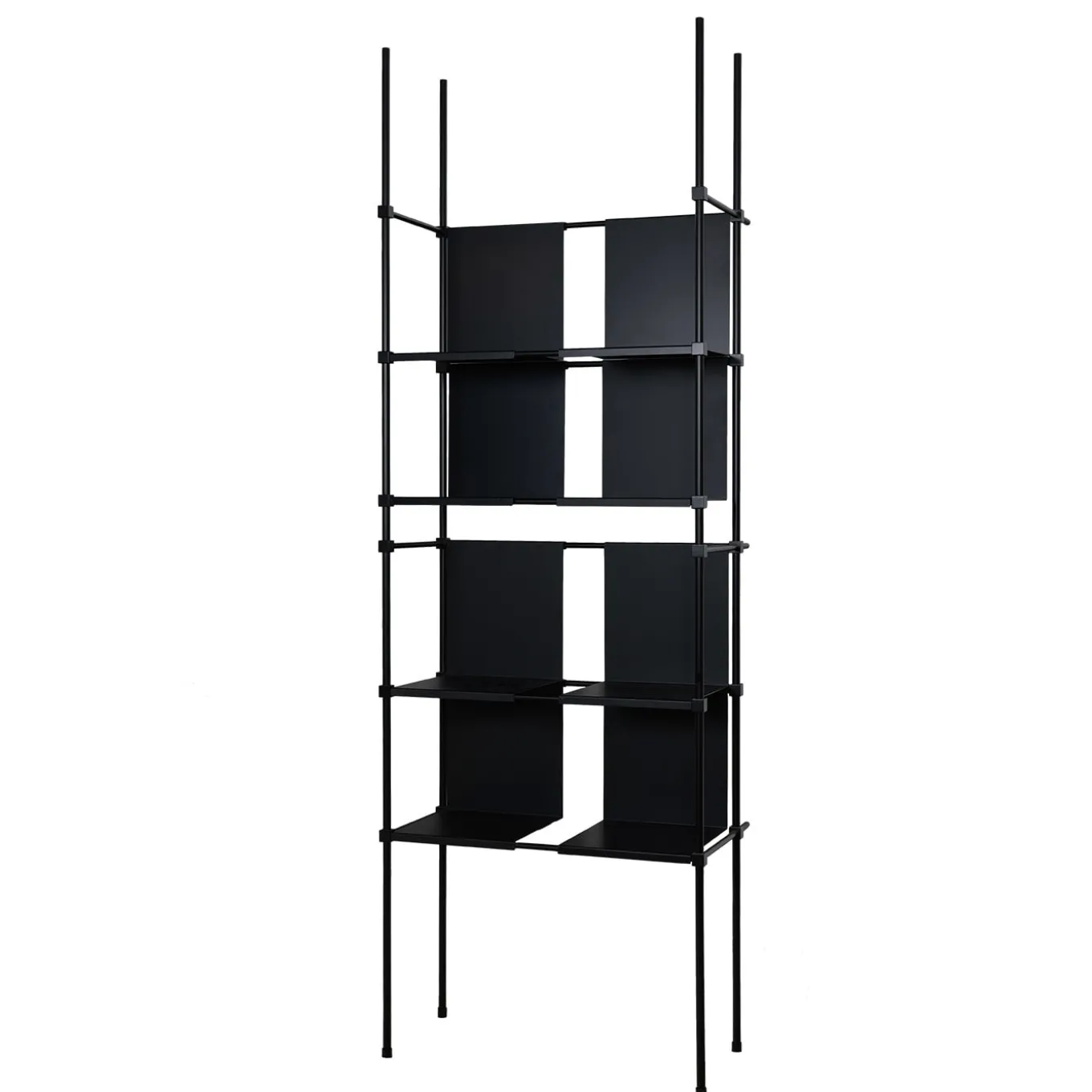 Libreria Ludo Modular Black di Filippo Montaina