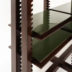 Libreria Modulare in Legno Marrone 