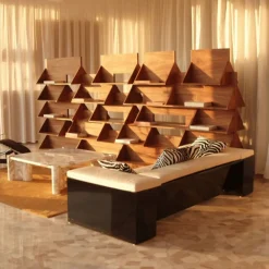 Libreria modulare Uno Sull'Altro "F" di Ugo La Pietra