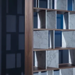 Libreria Moscova in colore moka