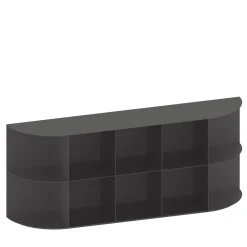 Libreria per esterni in alluminio nero Coimbra 03