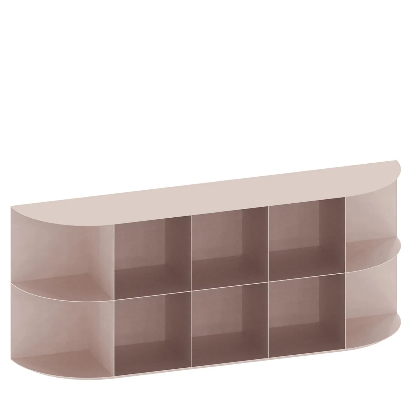 Libreria per esterni in alluminio rosa Coimbra 03