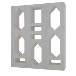 Libreria Ponti in marmo bianco di Sissy Daniele