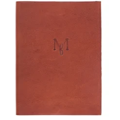 Libro in pelle Marmo Monogram