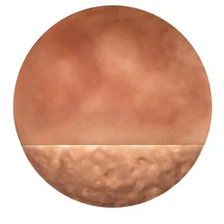 Light&Shade 60 Lampada da parete in rame di Adelle Martelli