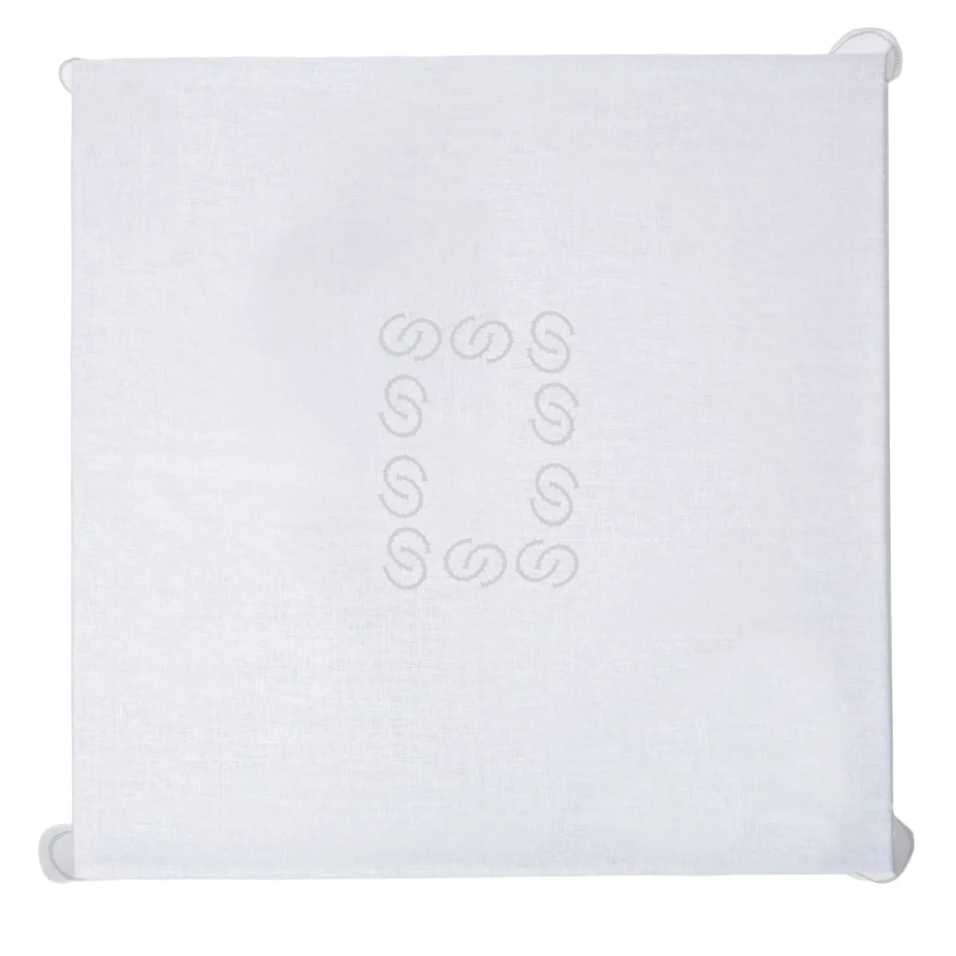 Luci d'Artista Tovaglia in Lino Bianco