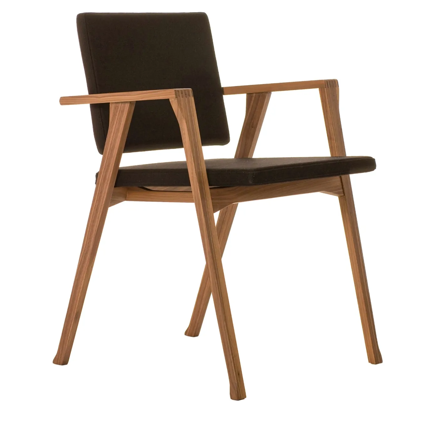 Luisa di Franco Albini - Noce e tappezzeria nera