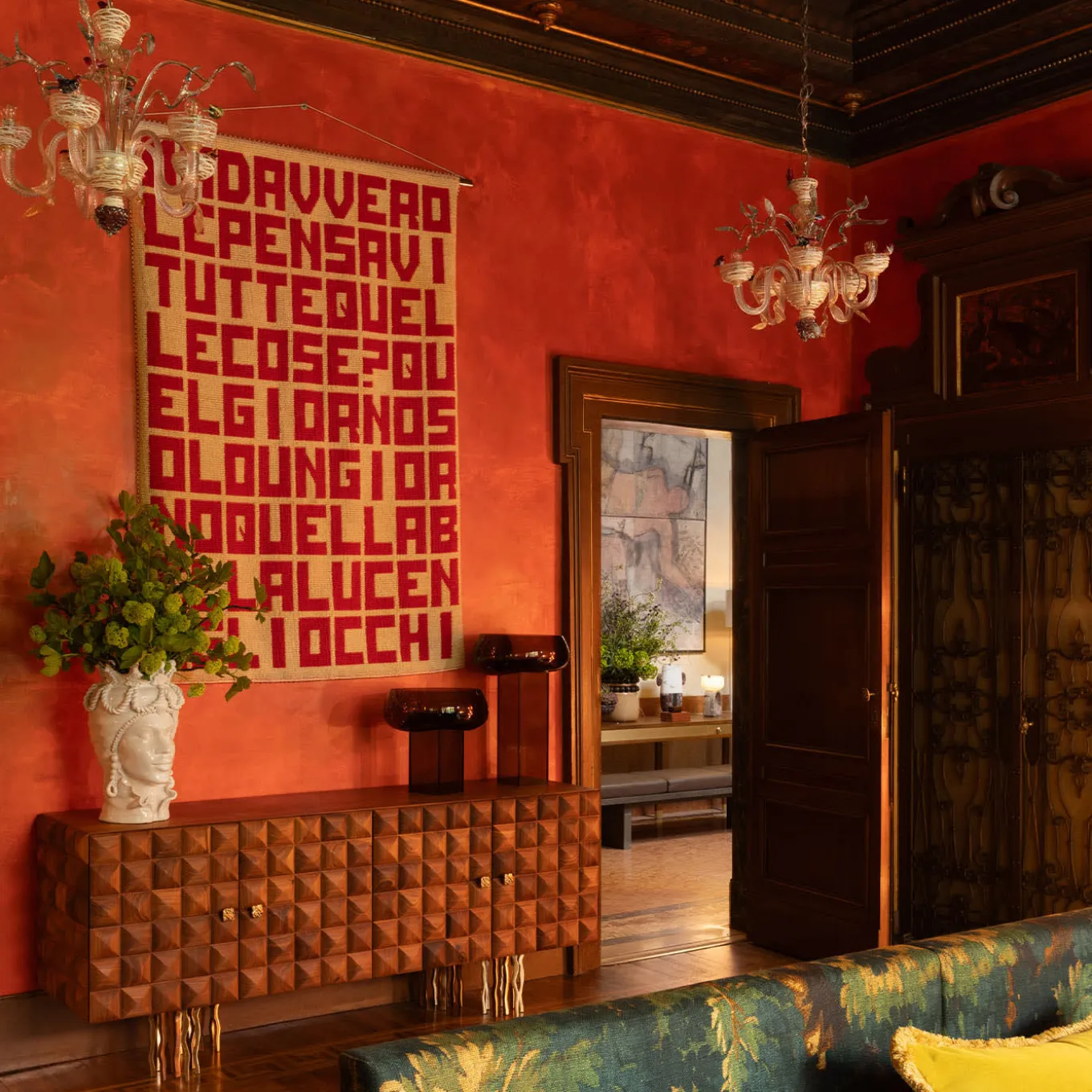 Ma Davvero? Arazzo rosso