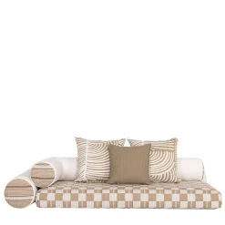 Majlis On Floor Divano modulare bianco a sinistra