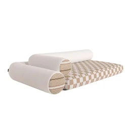 Majlis On Floor Divano modulare bianco a sinistra