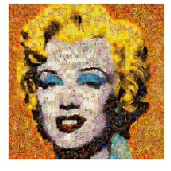Marilyn n° 1 Serie di stampe pop enigmatiche 2019
