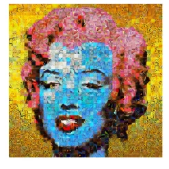 Marilyn n° 3 Serie di stampe pop enigmatiche 2020