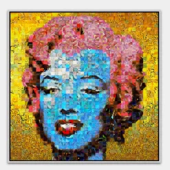 Marilyn n° 3 Serie di stampe pop enigmatiche 2020