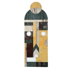 Maschera tribale in marmo da parete #1