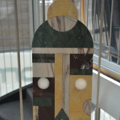 Maschera tribale in marmo da parete #1