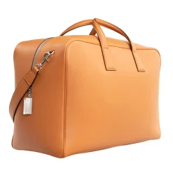 Maxi borsa da weekend in noce