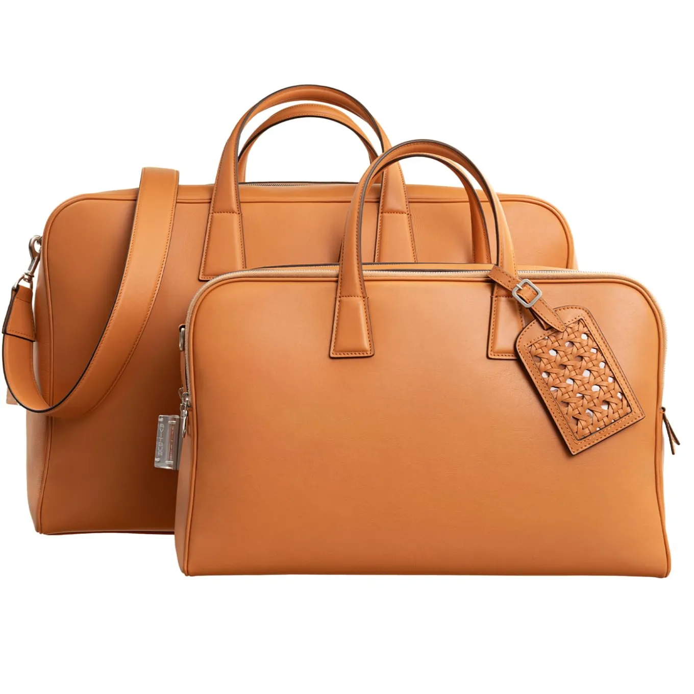 Maxi borsa da weekend in noce