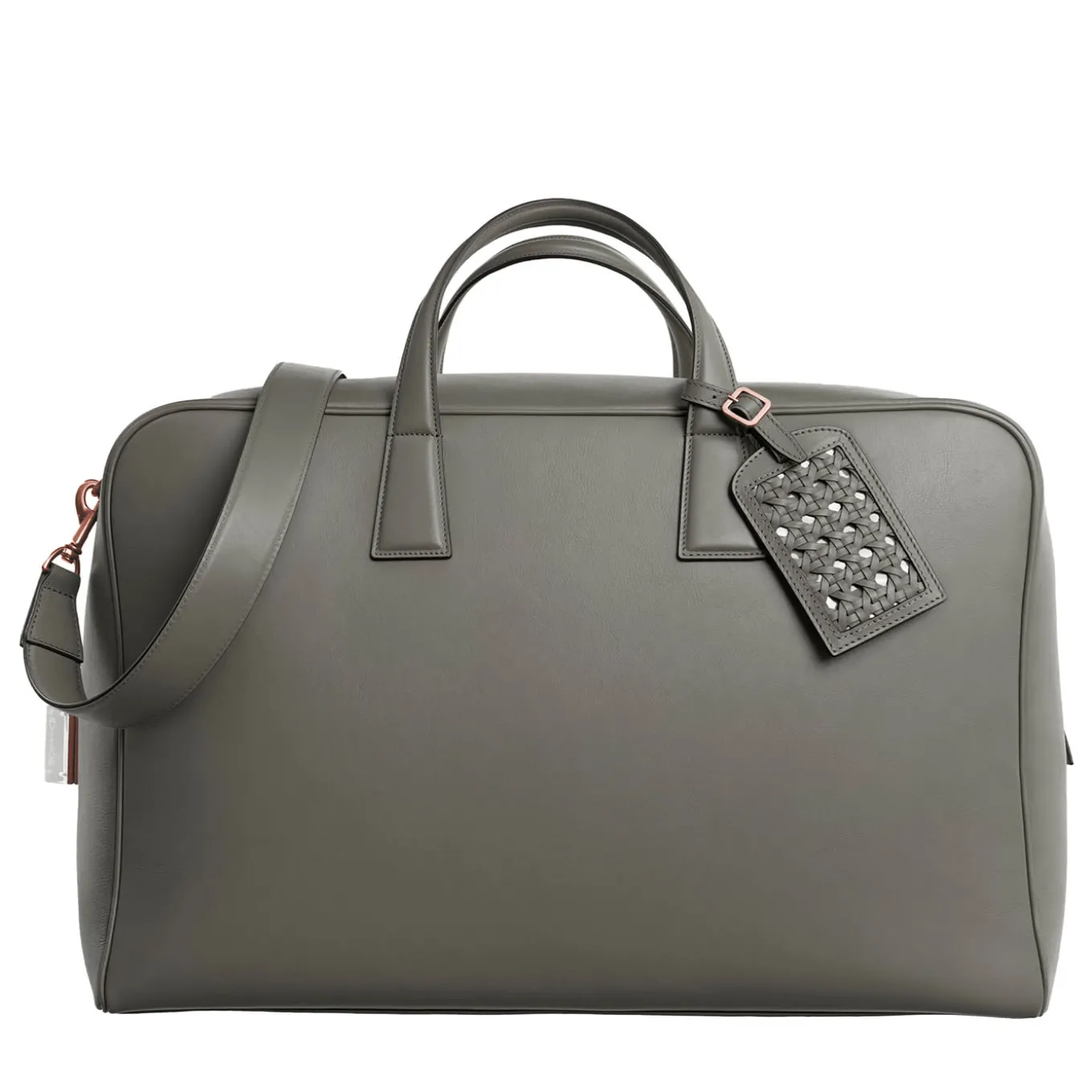 Maxi borsa da weekend in Cristallo grigio