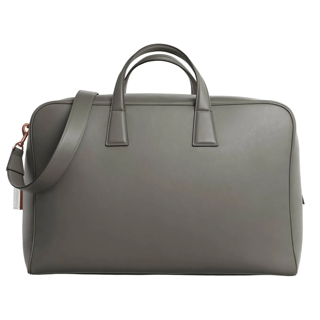 Maxi borsa da weekend in Cristallo grigio