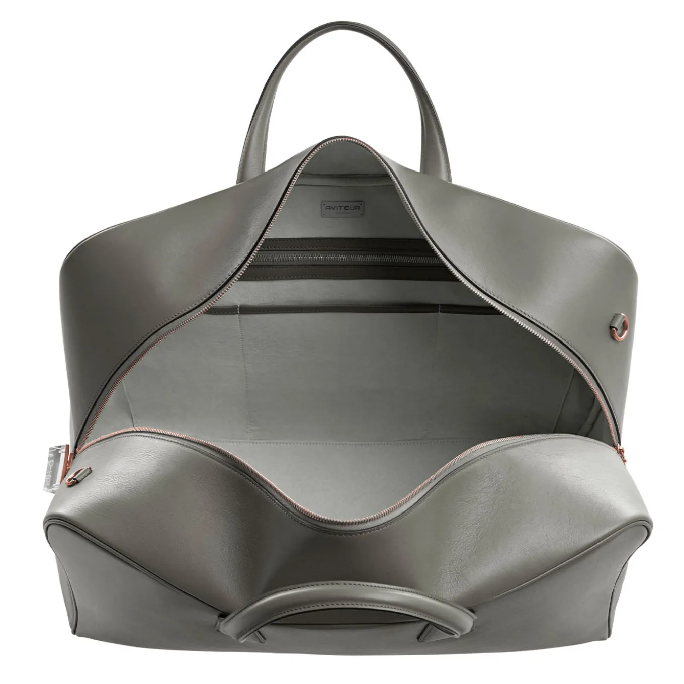 Maxi borsa da weekend in Cristallo grigio