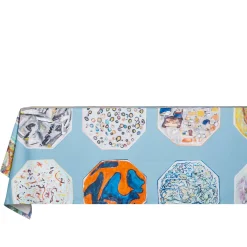 Medaglioni Tovaglia Azzurra