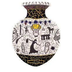 Memorie di Un Vaso Mosaico su ferro