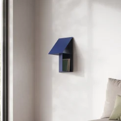 Mensola Passante Caletta in Metallo Blu