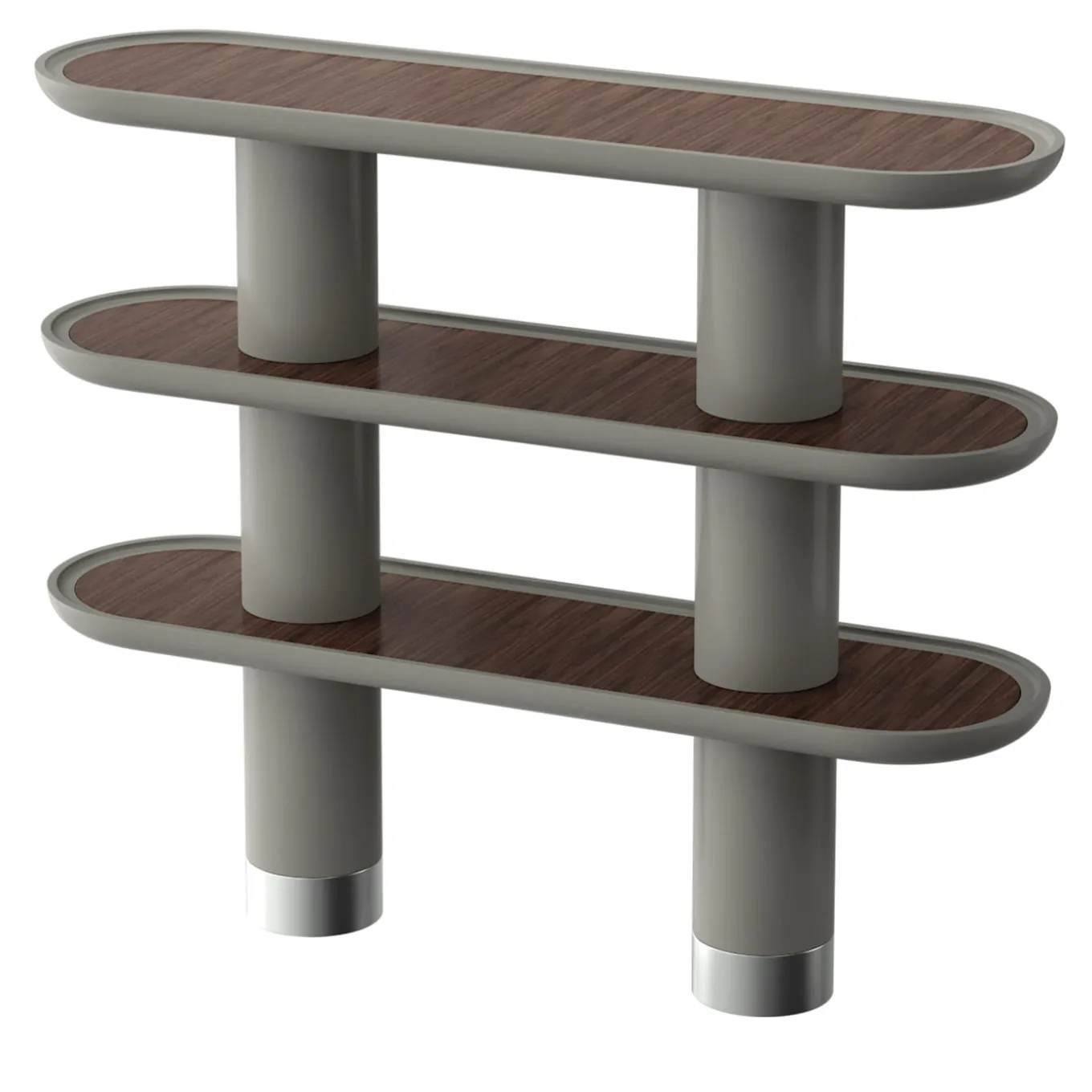 Mina 3.150 Libreria a 3 ripiani grigio pietra