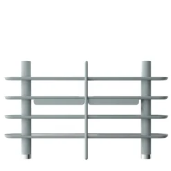 Mina Int4P Libreria a 4 ripiani azzurro pastello