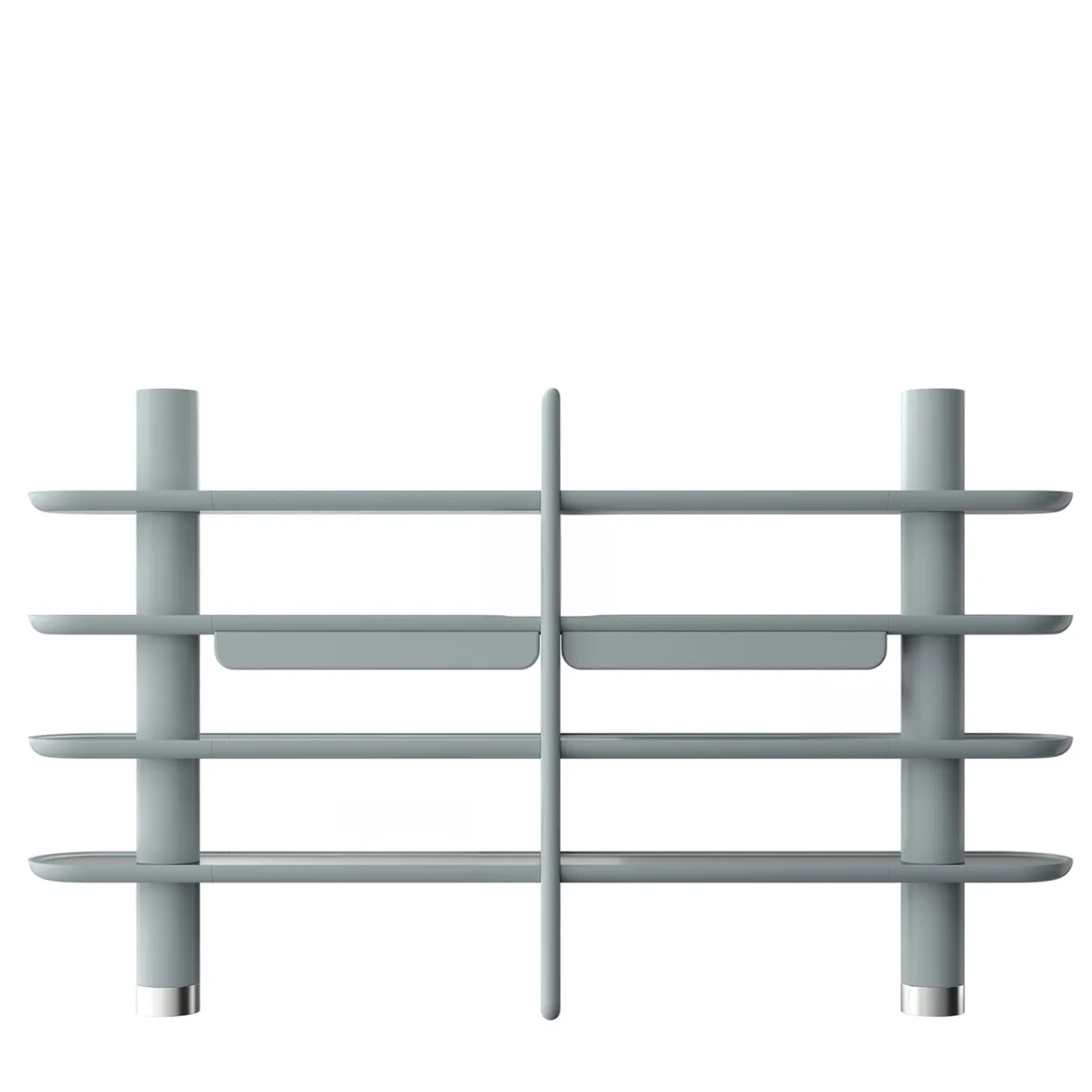 Mina Int4P Libreria a 4 ripiani azzurro pastello