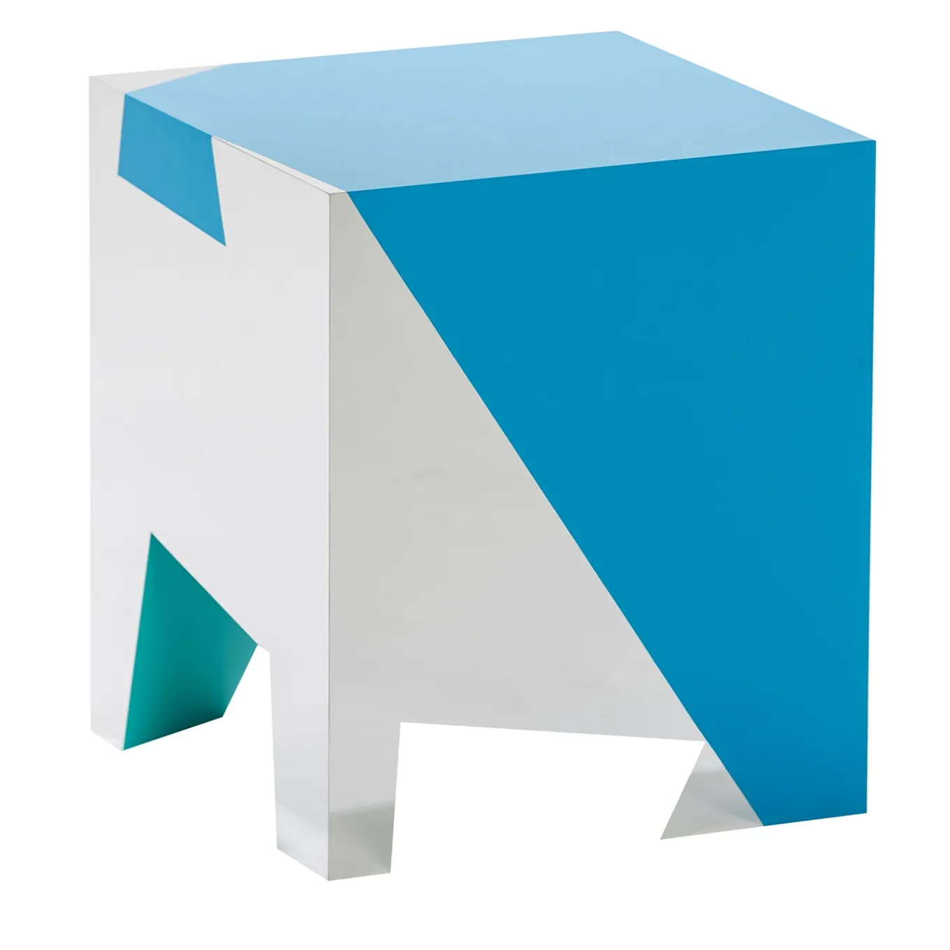 Mini Sissi Blu Di Prussia Set di cinque sgabelli