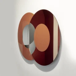 Minima Grande specchio da parete rosa