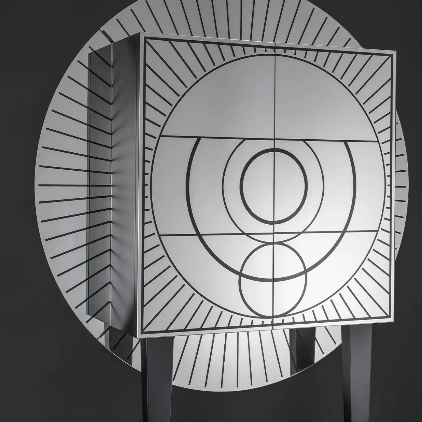 Mobile Bar Aura in Vetro