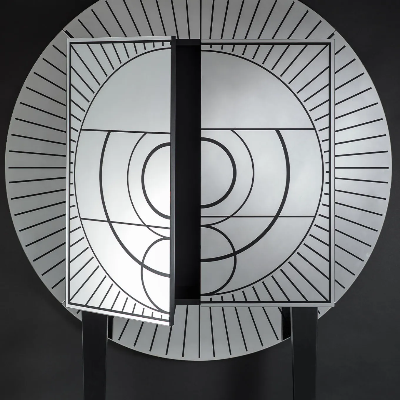 Mobile Bar Aura in Vetro