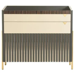 Mobile bar in ebano e marmo