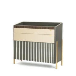 Mobile bar in ebano e marmo