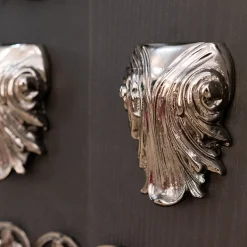 Mobile bar in legno di frassino nero Crown Century