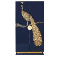 Mobile da cocktail blu assoluto