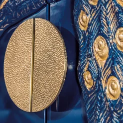 Mobile da cocktail blu assoluto