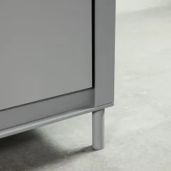 Mobile in Legno Laccato Grigio Opaco #B