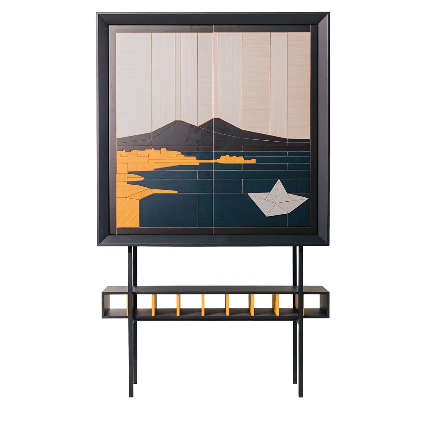 Mobile in legno policromo Parthenope