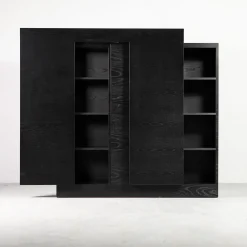 Mobile Rastrero in Rovere Nero Laccato