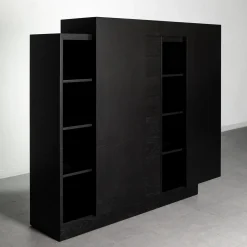 Mobile Rastrero in Rovere Nero Laccato